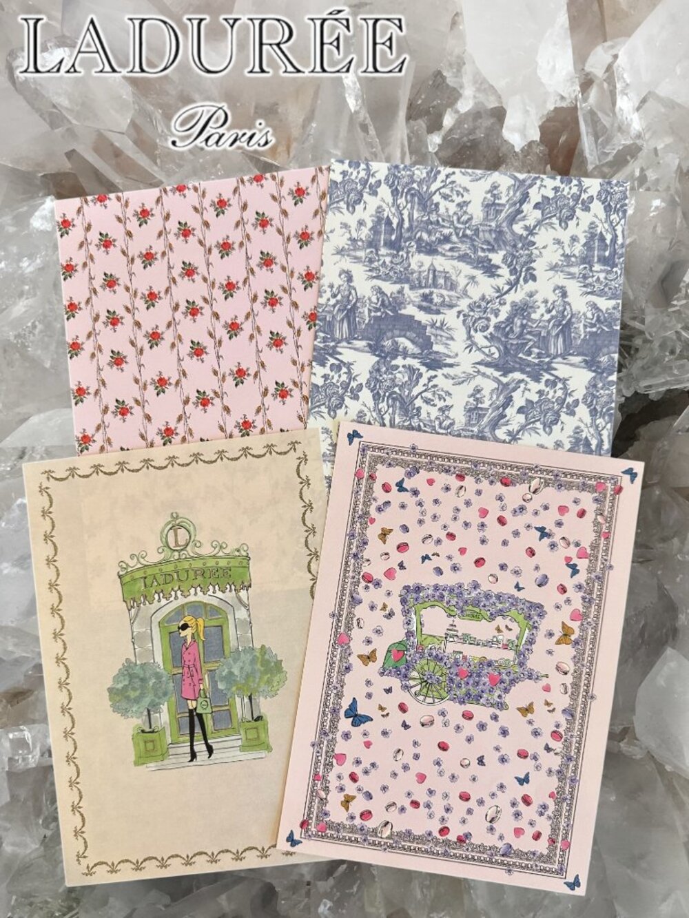 Laduree Stationery/Junk Journaling Pages Set